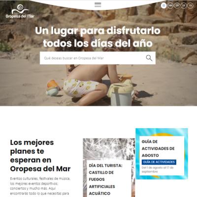 Nueva página Web Turismo Oropesa del Mar
